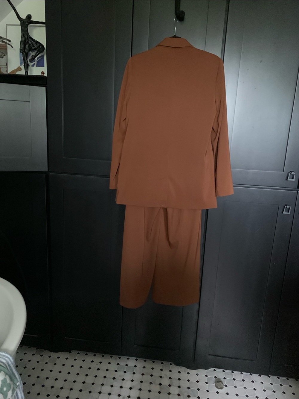 Primark Double-Breasted Blazer and Matching Trousers - Rust - Picture 3 of 11
